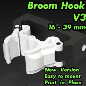 broom hook V3 Print-in-Place