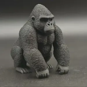 Silverback gorilla, probably the most realistic gorilla on the entire internet